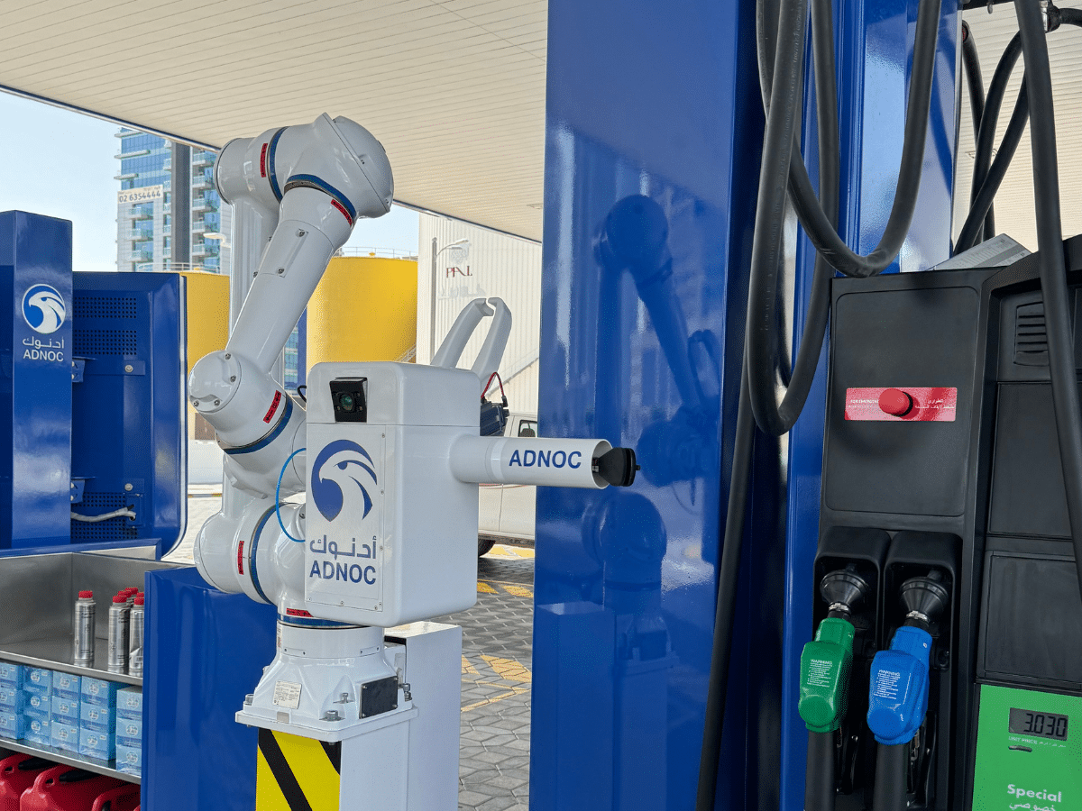 A robot arm by ADNOC is being tested in a pilot scheme (Credit: Supplied)
