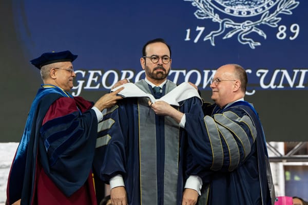 Mohammad Al Gergawi awarded honorary Doctorate at Georgetown University