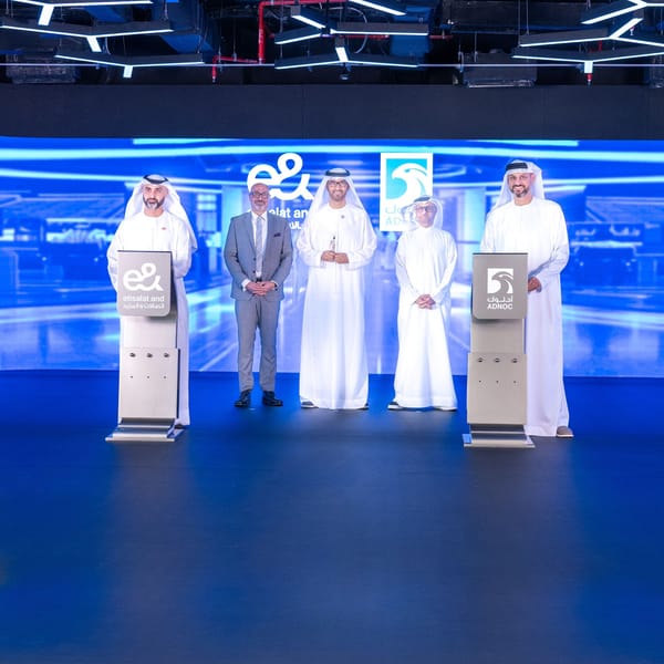 ADNOC and Etisalat to construct the largest private 5G wireless network in the energy industry.