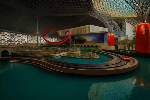 Inside image Ferrari World Abu Dhabi 